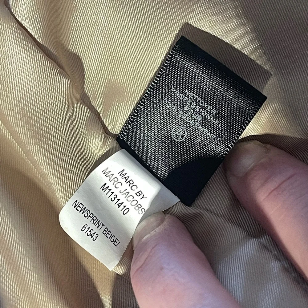 Marc Jacob’s Women's Cream Leather Jacket - Picture 5 of 5